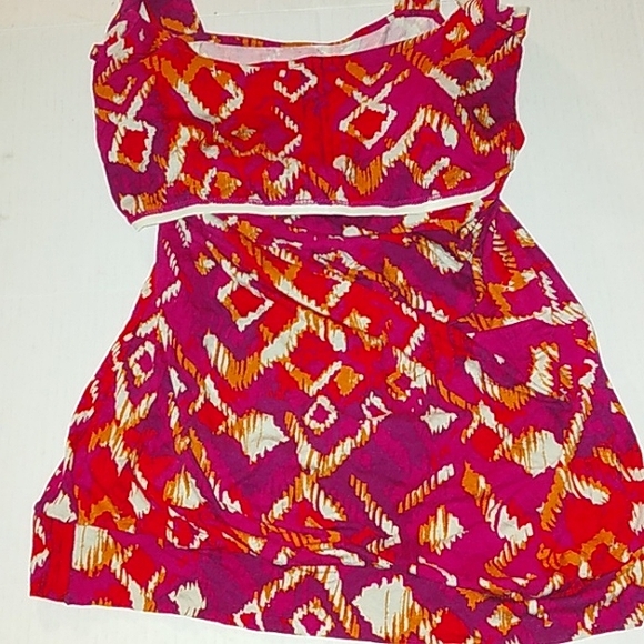 Brand New☆Plus Size LIZ LANGE MATERNITY & Nursing Bright Tank blouse 2X - Picture 12 of 13